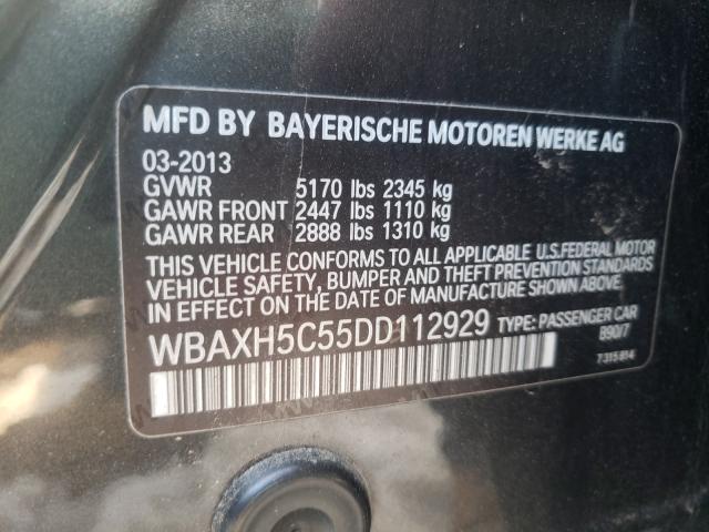2013 BMW 528 XI WBAXH5C55DD112929
