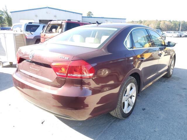 2012 VOLKSWAGEN PASSAT SE 1VWBN7A31CC101463