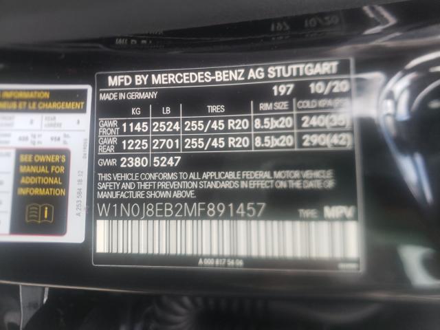 2021 MERCEDES-BENZ GLC COUPE W1N0J8EB2MF891457