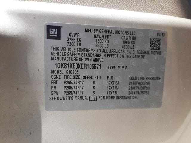 2014 GMC YUKON XL C 1GKS1KE0XER106571