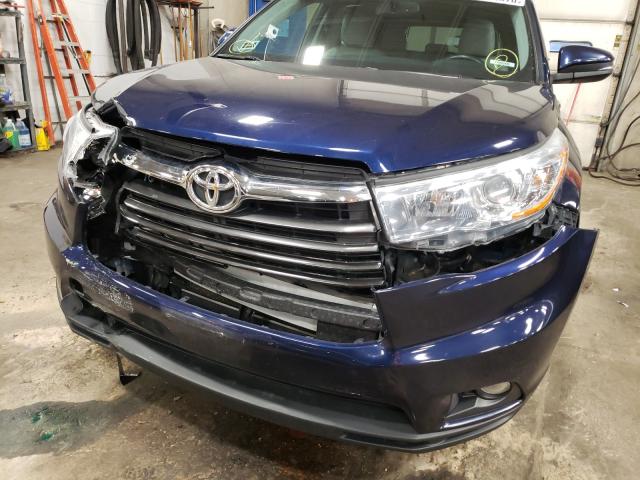 2015 TOYOTA HIGHLA XLE 5TDJKRFH8FS117864
