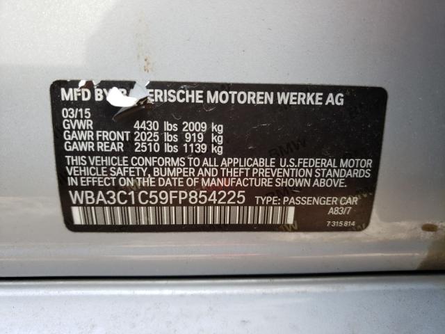 2015 BMW 328 I SULE WBA3C1C59FP854225