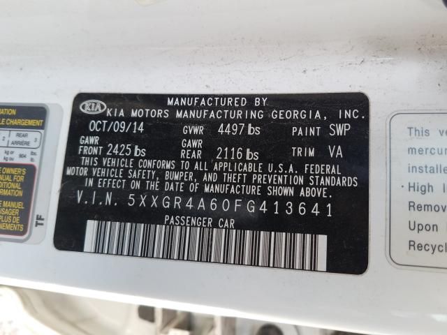 2015 KIA OPTIMA SX 5XXGR4A60FG413641