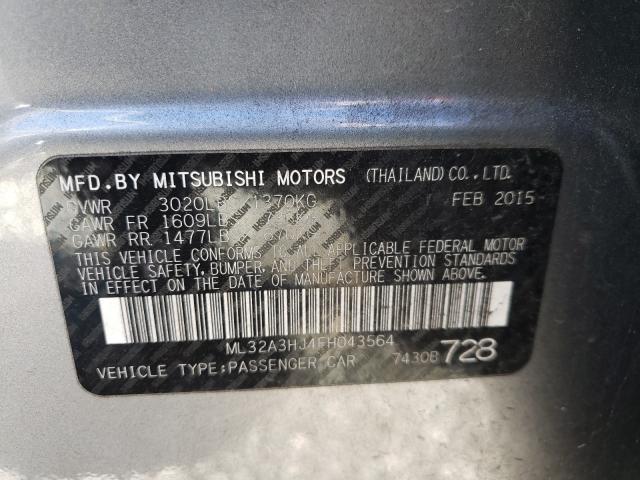 2015 MITSUBISHI MIRAGE DE ML32A3HJ4FH043564