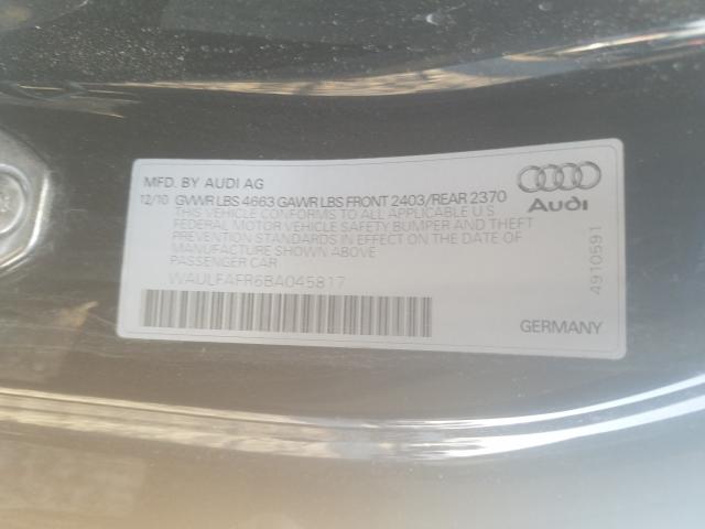 2011 AUDI A5 PREMIUM WAULFAFR6BA045817