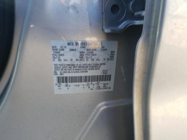 2010 LINCOLN MKX 2LMDJ6JC0ABJ25588
