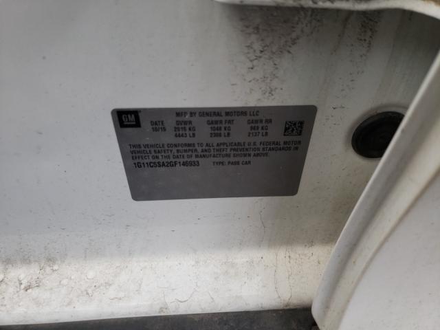 2016 CHEVROLET MALIBU LIM 1G11C5SA2GF146933