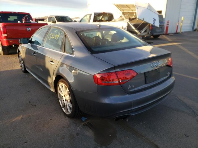 2012 AUDI A4 PREMIUM WAUFFAFL7CN007449