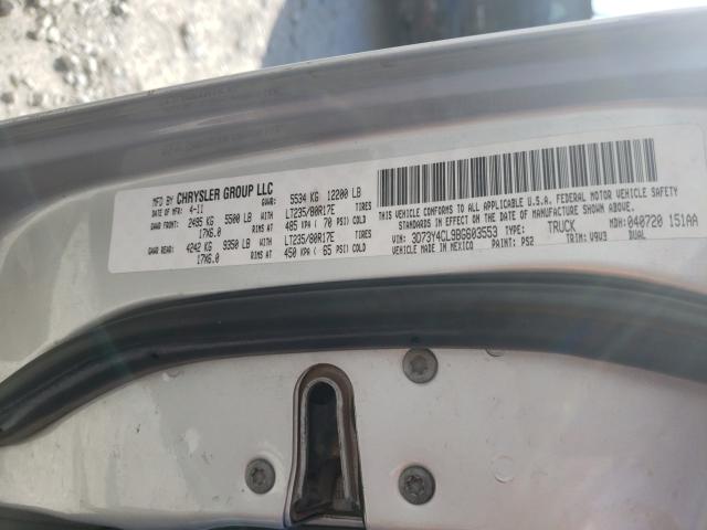 2011 DODGE RAM 3500 3D73Y4CL9BG603553