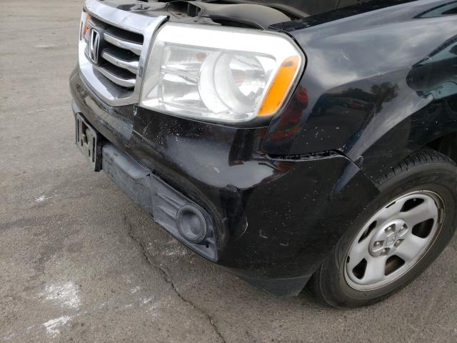 2013 HONDA PILOT LX 5FNYF3H23DB041254