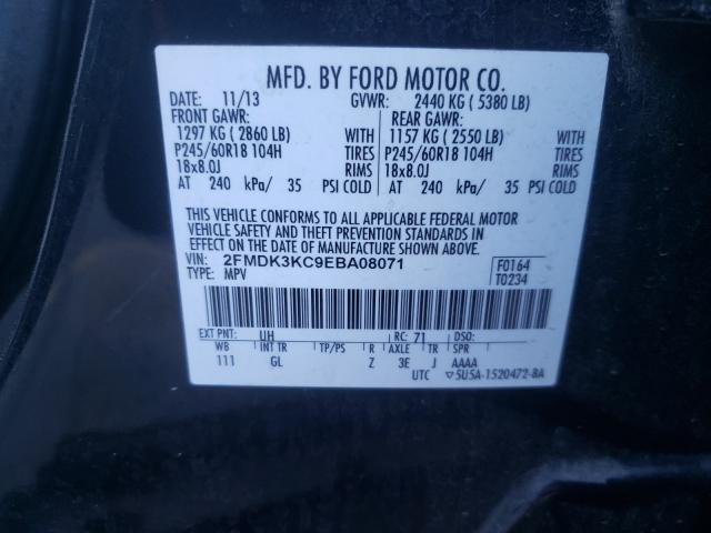 2014 FORD EDGE LIMIT 2FMDK3KC9EBA08071