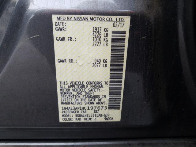 2017 NISSAN ALTIMA 2.5 - 1N4AL3AP1HC197673
