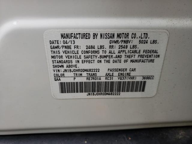 2013 INFINITI EX37 BASE JN1BJ0HR0DM482222