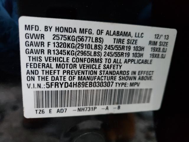 2014 ACURA MDX ADVANC 5FRYD4H89EB030307