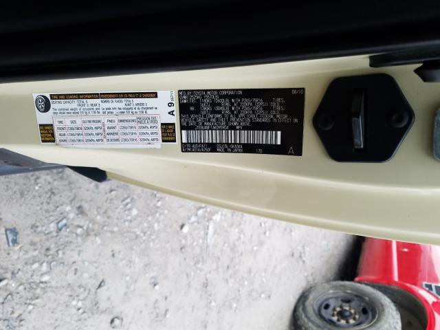 2010 TOYOTA FJ CRUISER JTEBU4BF1AK095904