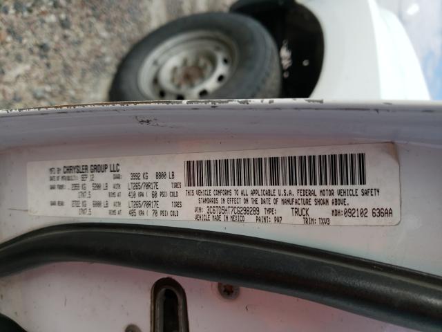 2012 DODGE RAM 2500 S 3C6TD5HT7CG298289