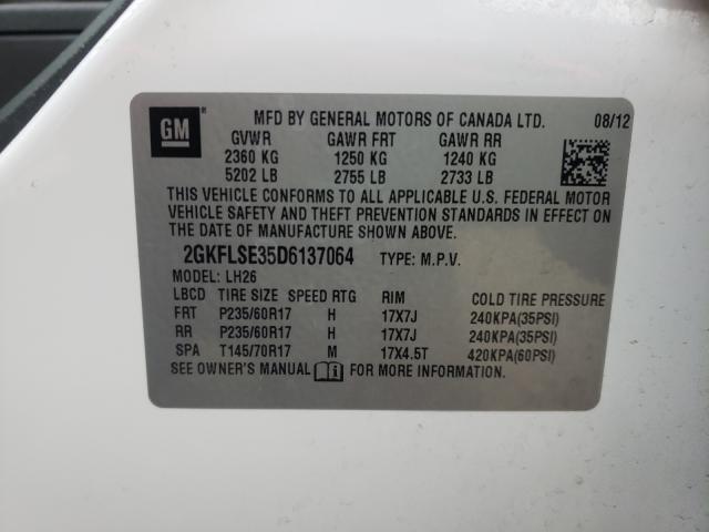2013 GMC TERRAIN 2GKFLSE35D6137064