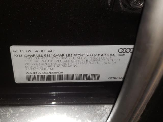 2014 AUDI A8 L QUATT WAURGAFD6EN008436