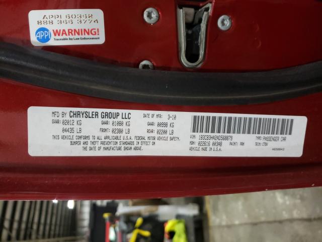 2010 DODGE CALIBER MA 1B3CB3HA2AD568879