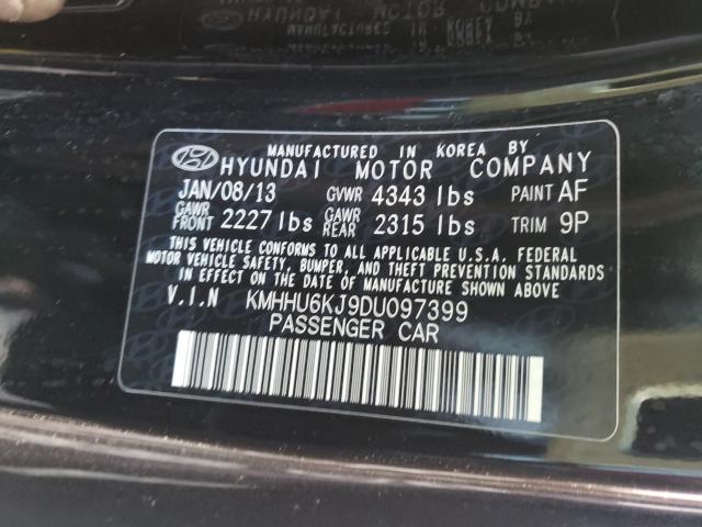 2013 HYUNDAI GENESIS CO KMHHU6KJ9DU097399