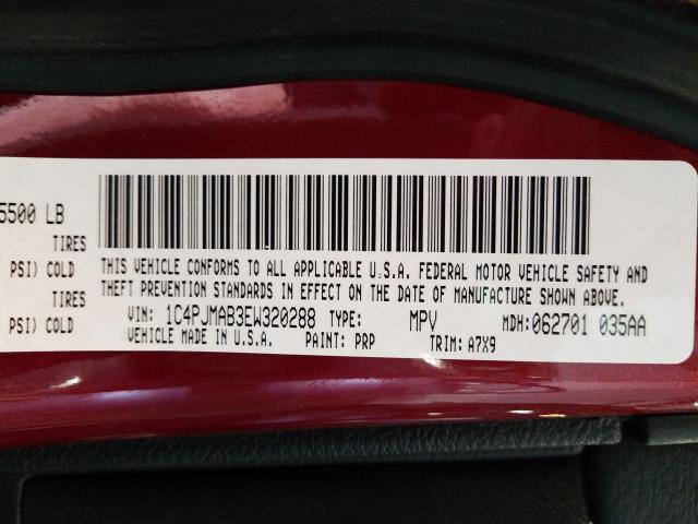 2014 JEEP CHEROKEE S 1C4PJMAB3EW320288