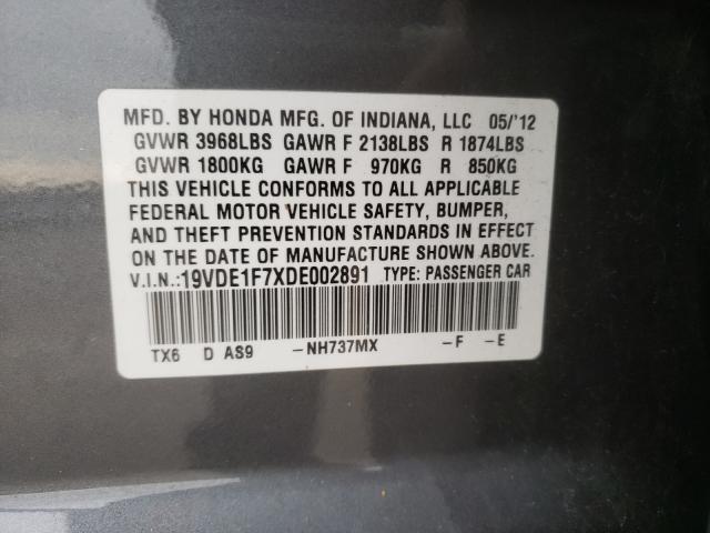 2013 ACURA ILX 20 TEC 19VDE1F7XDE002891