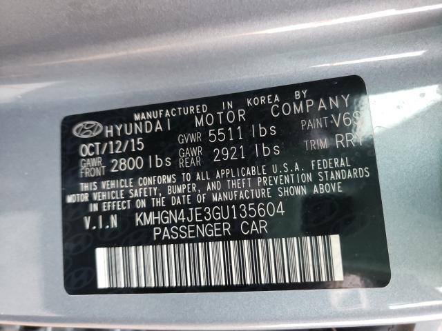 2016 HYUNDAI GENESIS 3. KMHGN4JE3GU135604