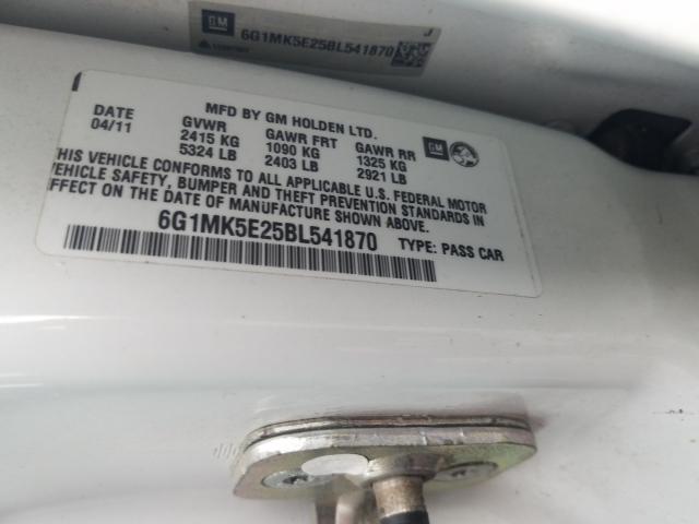2011 CHEVROLET CAPRICE PO 6G1MK5E25BL541870