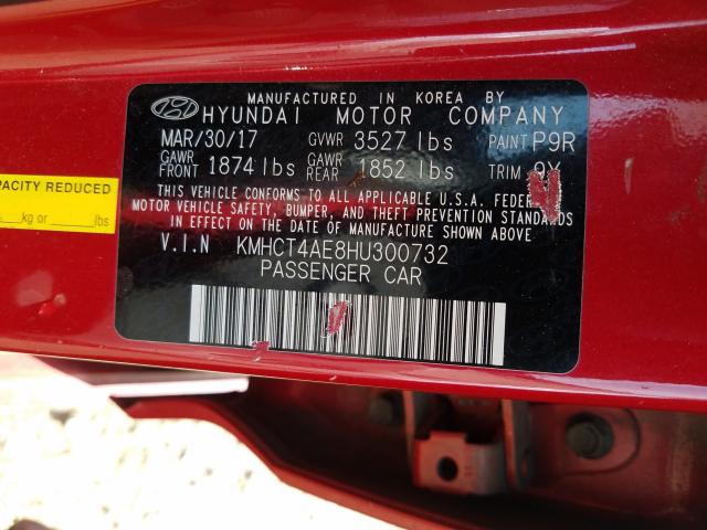 2017 HYUNDAI ACCENT SE - KMHCT4AE8HU300732
