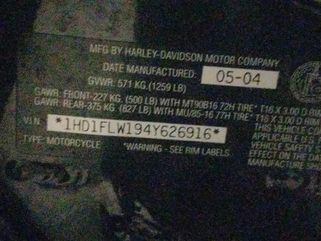 2004 HARLEY-DAVIDSON FLHTCUI SH 1HD1FLW194Y626916