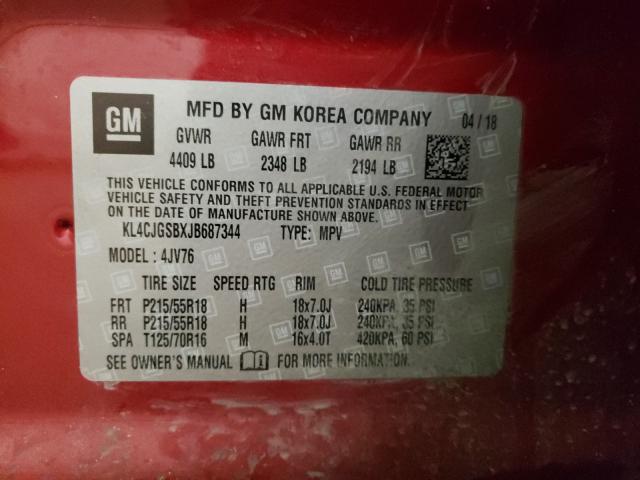 2018 BUICK ENCORE ESS KL4CJGSBXJB687344