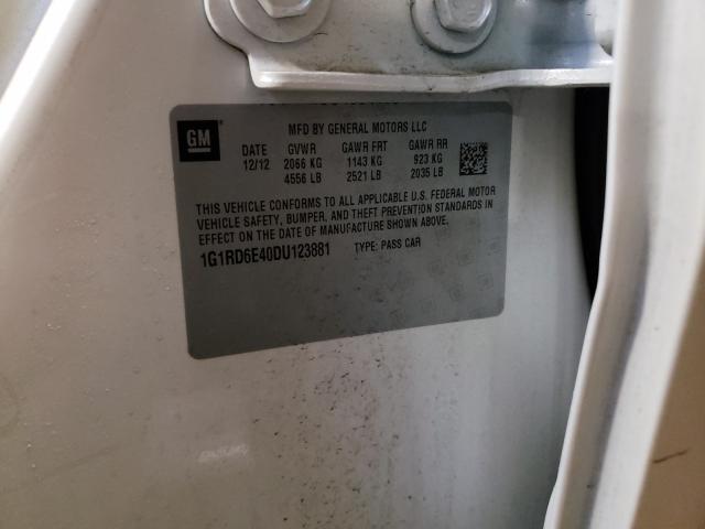 2013 CHEVROLET VOLT 1G1RD6E40DU123881