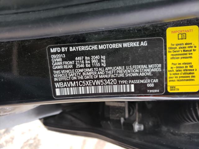 2014 BMW X1 SDRIVE2 WBAVM1C5XEVW53420