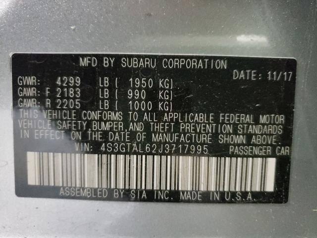 2018 SUBARU IMPREZA SP 4S3GTAL62J3717995