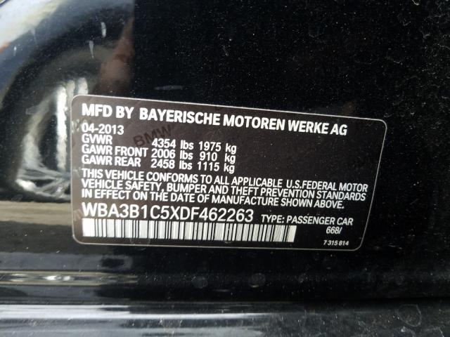 2013 BMW 320 I WBA3B1C5XDF462263