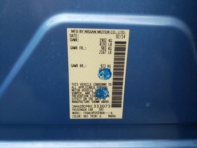 2014 NISSAN LEAF S 1N4AZ0CP4EC333073