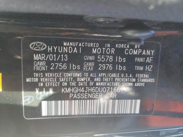 2013 HYUNDAI EQUUS SIGN KMHGH4JH6DU071667