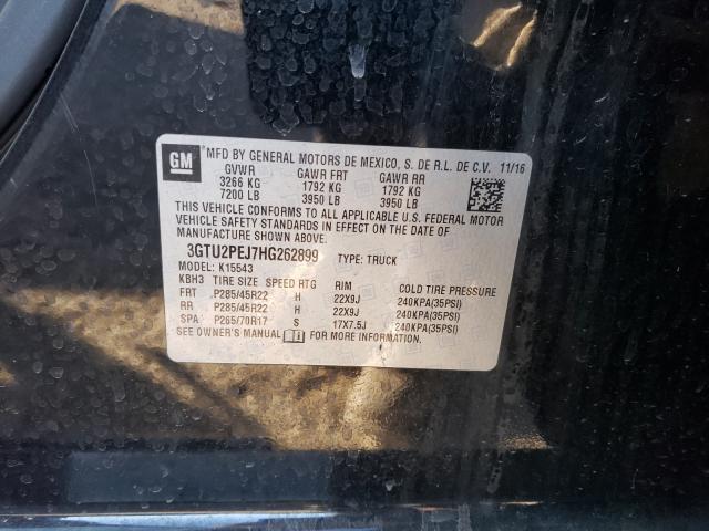 2017 GMC SIERRA K15 3GTU2PEJ7HG262899