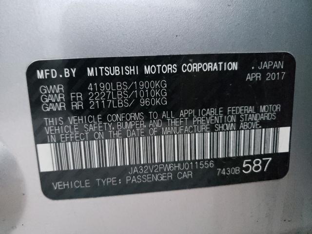 2017 MITSUBISHI LANCER ES JA32V2FW6HU011556