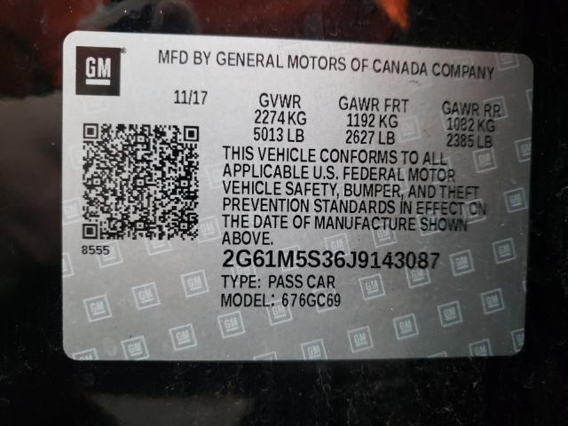 2018 CADILLAC XTS LUXURY 2G61M5S36J9143087