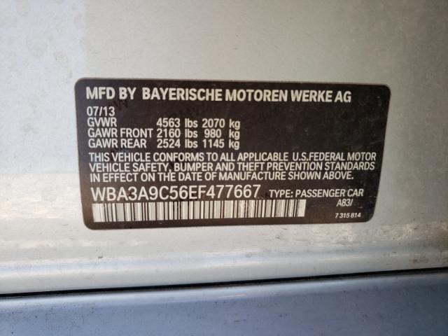 2014 BMW 335 I WBA3A9C56EF477667