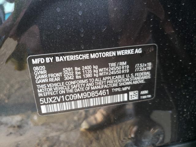 2021 BMW X4 XDRIVE3 5UX2V1C09M9D85461