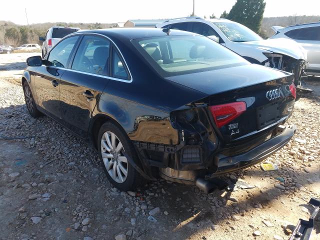 2013 AUDI A4 PREMIUM WAUBFAFL5DN025741