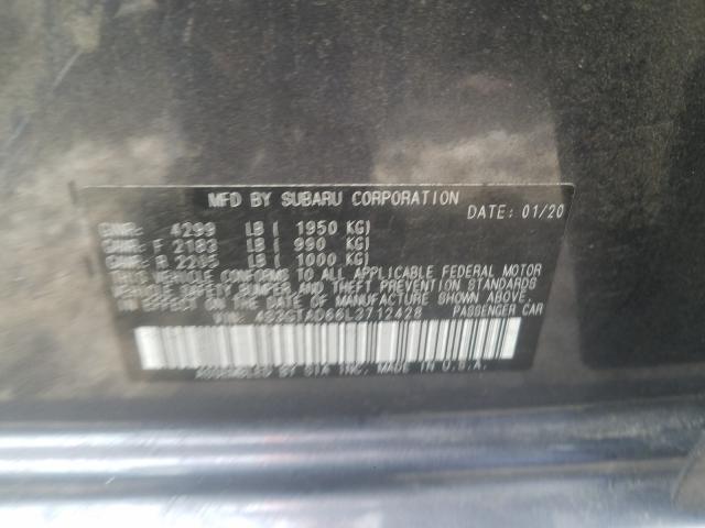 2020 SUBARU IMPREZA PR 4S3GTAD66L3712428