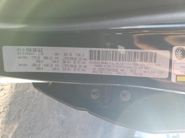 2019 RAM 1500 REBEL 1C6SRFET6KN750536