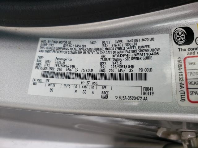 2014 FORD FIESTA TIT 3FADP4FJ8EM110406