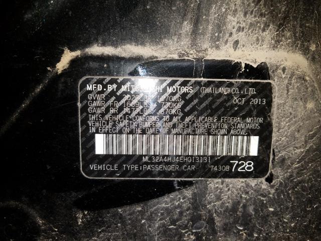 2014 MITSUBISHI MIRAGE ES ML32A4HJ4EH013131