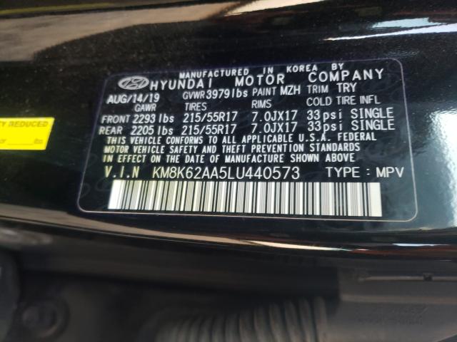 2020 HYUNDAI KONA SEL P KM8K62AA5LU440573