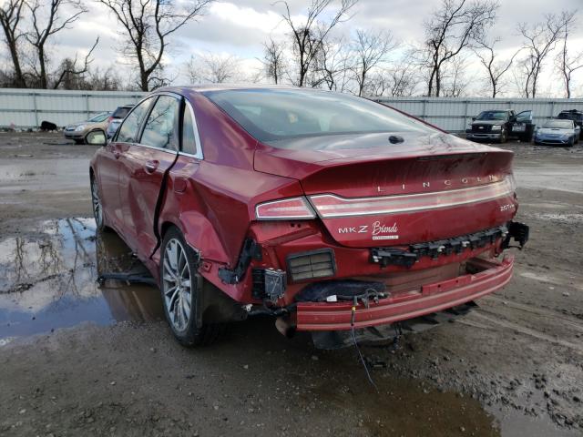 2017 LINCOLN MKZ SELECT 3LN6L5D95HR609728
