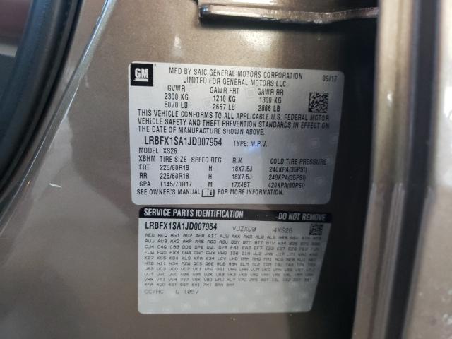 2018 BUICK ENVISION E LRBFX1SA1JD007954